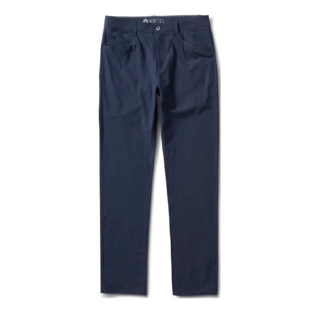 Vuori Men’s Meta Pants Size 30x31 Navy Blue Athleisure Comfort Athletic Slim - Picture 2 of 7